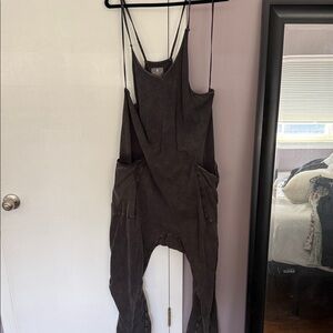 FP Movement by Free People Charcoal Jumpsuit